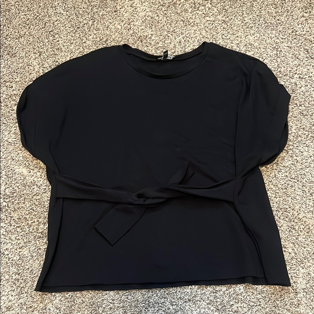 Express Black Short Sleeve Top